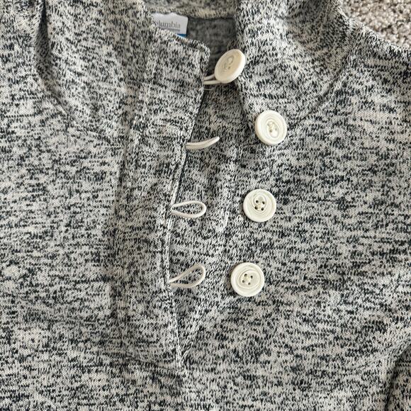 Columbia Womens Pullover Hoodie Heather Grey Soft Women’s Small Sweater - Picture 3 of 7